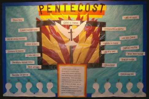 Pentecost Foyer Board Image