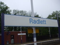 Radlett Station Sign