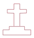 Cross on Podium Image